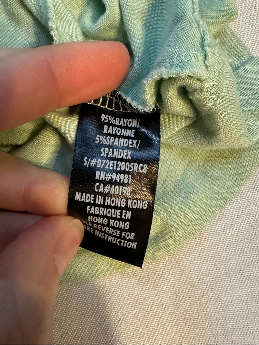 Y2K Forever21 Light Green V-Neck Top - SMALL - Picture 5 of 8